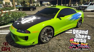 Maibatsu Penumbra FF  Mitsubishi Eclipse Fast amp Furious Customization Build amp Review GTA Online DLC [upl. by Norita]