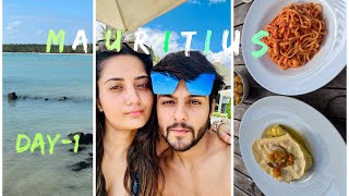 MAURITIUS TRAVEL VLOG 🇲🇺🏖️ Day1  OUR HONEYMOON  Nomadiclove [upl. by Lleumas]