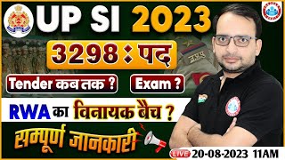 UP Police SI Vacancy 2023  Tender कब तक Exam Eligibility Online Form UP SI Details By Ankit Sir [upl. by Pascale]