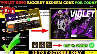 FREE FIRE REDEEM CODE TODAY 5 OCTOBER REDEEM CODE FREE FIRE  FF REDEEM CODE TODAY 5 OCTOBER [upl. by Accber617]