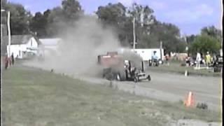 Mini Modified Tractor Pull Aunt Kim  1993 Video 3 [upl. by Ayortal457]