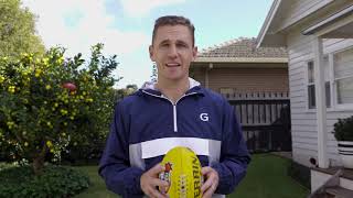 NAB AFL Auskick at Home with Joel Selwood  Episode 2  AFL [upl. by Dorotea670]