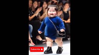 Beautiful baby modeling ❤️trending babymodeling cute baby airunway fashion fyp shortskids [upl. by Jan]