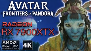 Avatar Frontiers of Pandora 4K RX 7900XTX Best Visuals Best Example of FSR 3 So Far [upl. by Vyse678]