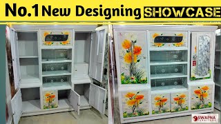 New model steel showcase almari showcase designing 2023 স্টিল আলমারি শোকেস furniture [upl. by Ailehc]