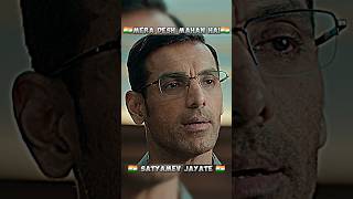 JOHN ABRAHAM SATYAMEV JAYATE 2 DIALOGUE shorts johnabraham dialogue movie status attitude [upl. by Frans]