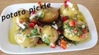 Easy Potato Pickle Recipe [upl. by Dilisio923]