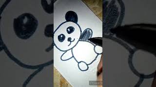 How to draw a bear art drawing easydrawing [upl. by Nairde]