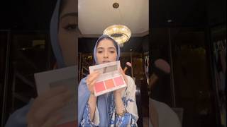 Manal Tabani using SAC strawberry blush palette🍓blush makeupproduct sac blushes beautyproducts [upl. by Nodnab]