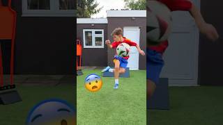 The BEST YOUNG FOOTBALLER⁉️😨 v7skills xntonio shorts football soccer tutorial [upl. by Dorcea]