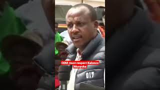 ODM must respect kalonzo musyoka  Mutula Kilonzo Junior Makueni Governor odm railaodinga news [upl. by Yvehc]