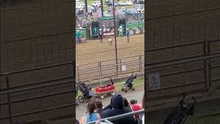 sheep riding at the Trumbull County Fair 2023 [upl. by Eigroeg]