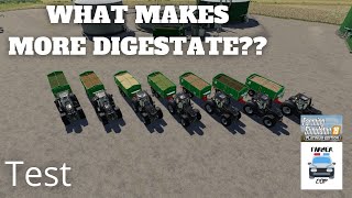 WHAT MAKES MORE DIGESTATE  Farming Simulator 19 Test Video [upl. by Anelle]