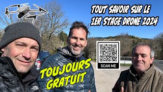 STAGES DRONE GRATUITS  Revenons sur le 1er stage 2024 qui s’est déroulé le 2303 en Lozère [upl. by Ahsratal]