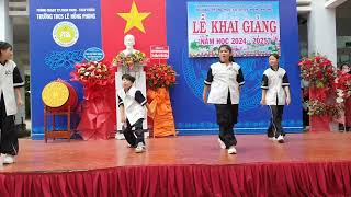 Nhảy hiện đại  Mừng Khai giảng năm học mới 2024  2025 ltbn jellybaongoc letranbaongoc dance [upl. by Antonino]