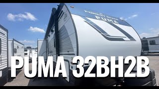 2025 PUMA 32BH2B  TWO BEDROOM TRAVEL TRAILER  NEW LOOK [upl. by Owen]