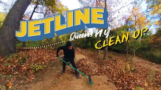 Sweeping Up The Leaves At Jetline Trails [upl. by Ursola]