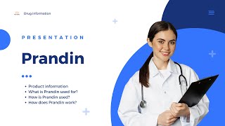 Prandin  Product information uses dosage mechanism  repaglinide [upl. by Braun]