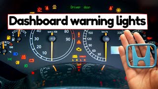 Honda Warning Lights Explained Meaning How to fix Important dashboard indicators in Your Car [upl. by Bruckner]