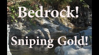 Where to find gold in a river sniping bedrock [upl. by Rafaelia705]