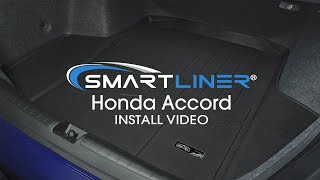 Honda Accord Floor Mats amp Cargo Liner Install [upl. by Esiuolyram118]