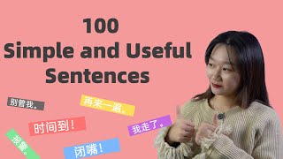 100 Chinese Sentences amp Phrases For Beginners Simple amp Useful  Learn Mandarin Chinese [upl. by Ikkela]