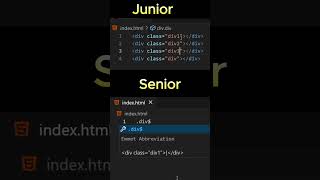 Junior vs Senior Dev Code Styles Shorts [upl. by Nerrej141]