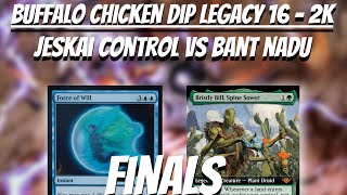 BCDL 16 Legacy 2K  Jeskai Control vs Bant Nadu Finals [upl. by Oicaroh]