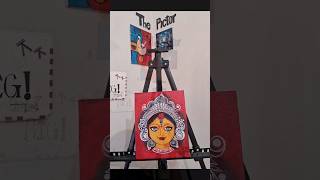 durgapuja painting trending viralvideobeautiful popular subscribe The Pictor  shorts [upl. by Levesque304]