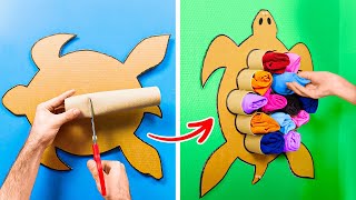 Fun DIY Cardboard Crafts to Try at Home 🎨📦 [upl. by Ydoow]