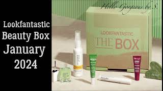 Spoilers  Lookfantastic Beauty Box January 2024 FullReveal [upl. by Barbee]