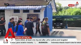 Singapore condemns attack on Johor police station [upl. by Arlette455]