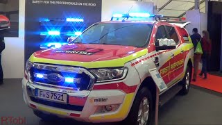 Securitas  Ford Ranger emergency response vehicle  Rettmobil 2019 expo GER  52019 [upl. by Lokim]