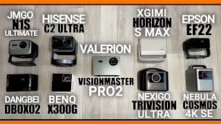 GAME CHANGING 4K Laser Projectors 2024 Valerion Nexigo XGIMI Hisense JMGO Epson Nebula BENQ [upl. by Nessy405]