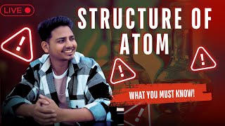 STRUCTURE OF ATOM  EASIEST WAY VIDEO  BIPIN SIR CLASSES LIVE chemistry BIPINSIRCLASSES atom [upl. by Heisel170]