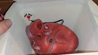 Gemmy 2006 Promotional Throbbing Heart Halloween Animatronic Prop VERY RARE [upl. by Skipton]