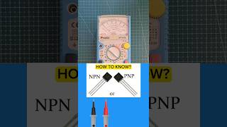 NPN or PNP transistor  how to identify using analog tester tutorial [upl. by Eilzel]