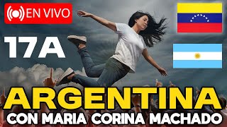 🔴URGENTE ARGENTINOS Y VENEZOLANOS SE JUNTAN EN ARGENTINA A FAVOR DE MARIA CORINA MACHADO Y EDMUNDO [upl. by Shaia]