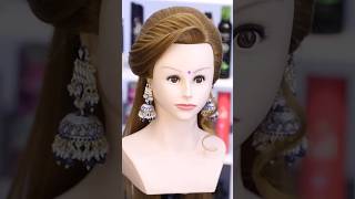 hairstyle bridalhairstyle frontbridalhairstylefashionstyle kasheehairstyle kasheesbridal [upl. by Lewin872]