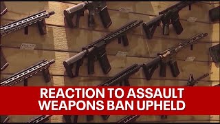 Reaction to US Supreme Court upholding Illinois assault weapons ban [upl. by Manuel107]