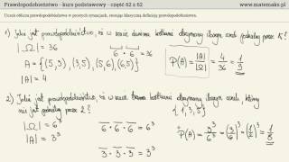 Prawdopodobieństwo  kurs podstawowy [upl. by Kary]