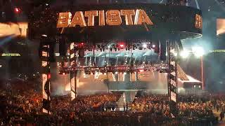 Entrance BatistaTriple H Wrestlemania 35 [upl. by Enrobialc81]