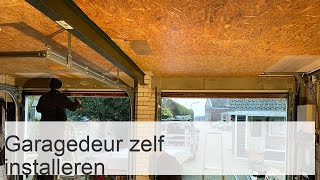 Garagedeurinstallatie zelfinstallatie van sectionaaldeuren [upl. by Lrigybab458]