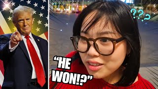 Japanese React to the Election of PRESIDENT TRUMP [upl. by Kcirej]