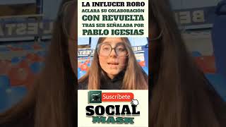 La INFLUENCER RORO aclara su COLABORACIÓN con REVUELTA tras ser SEÑALADA por PABLO IGLESIAS [upl. by Yessac]