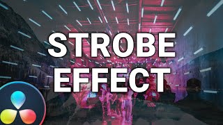 EASY STROBE EFFECT  A Davinci Resolve Tutorial [upl. by Ardnuasal]