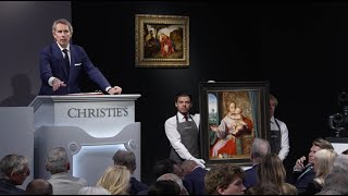 Auction Highlight Watch Bidding Battle for Rediscovered Metsys  Christies [upl. by Gnohp]