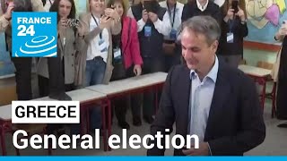 Greek voters head to polls for uncertain general election • FRANCE 24 English [upl. by Faustina80]