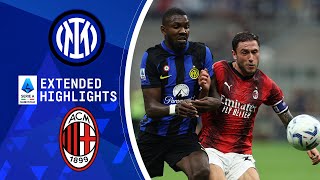 Inter vs AC Milan Extended Highlights  Serie A  CBS Sports Golazo [upl. by Roseanne]