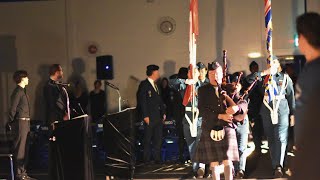 Remembrance Day Assembly at Semiahmoo Secondary 2023 [upl. by Acirtap760]